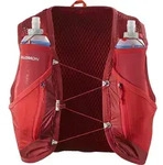 Trinkrucksack SALOMON "ACTIVE SKIN 12 SET" Gr. L, rot (rot dahlia, high risk...