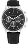 Multifunktionsuhr TOMMY HILFIGER "TYSON", schwarz, Armbanduhren, Herren, Quarzuhr,