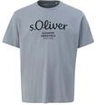 s.Oliver Men Big Sizes Kurzarmshirt mit Logo-Print/Gro&szlig;e Gr&ouml;&szlig;en