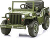 Elektro-Kinderauto JAMARA "Ride-on Jeep Willys MB Army grün" Elektro-Kinderfahrzeuge