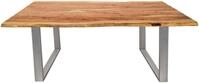 SIT Esstisch "Tops&Tables" mit Tischplatte aus Wildeiche, mit Baumkante wie