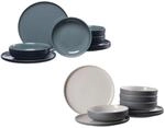 Ritzenhoff & Breker Geschirr-Set "Tafelservice Jasper 16er Set schwarz-grau"