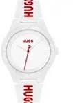 Quarzuhr HUGO "LIT", wei&szlig;, Armbanduhren, Herren, Quarzuhr, Armbanduhr, Herrenuhr,