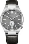 Automatikuhr CITIZEN "Tsuyosa", schwarz (schwarz, grau), Armbanduhren, Damen,
