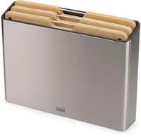 Joseph Joseph Schneidebrett "Folio Steel Bamboo" doppelseitig, rutschfest,