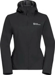Jack Wolfskin Softshelljacke "BORNBERG HOODY W" mit Kapuze mit fester Kapuze,