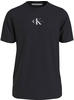 T-Shirt CALVIN KLEIN JEANS "MONOLOGO REGULAR TEE" Gr. M, schwarz (ck black)...