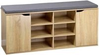 KESPER Schuhschrank "Schuhschrank mit Sitzkissen, 2 T&uuml;ren, FSC"
