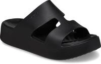 Badepantolette CROCS "Getaway Platform H-Strap", Damen, Gr. 41, schwarz, Croslite&trade;,