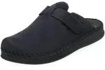 Hausschuh ROHDE "Rohde Hausschuhe Leder", Herren, Gr. 41, blau (ocean), Leder,...
