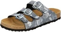 Pantolette LICO "Pantolette Bioline Lady Power", Damen, Gr. 36, grau, Synthetik,