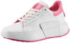 Plateausneaker A.S.98 "Hilfi" Gr. 39, pink (weiß, pink) Damen Schuhe Sneaker mit