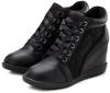 Sneaker LASCANA "Stiefelette" Gr. 41, schwarz Damen Schuhe Ankleboots Sneaker...