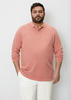 Langarm-Poloshirt MARC O'POLO "aus Bio-Baumwolle mit Elasthan" Gr. 3XL, rot...
