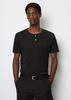 T-Shirt MARC O'POLO "in softer Slub-Jersey-Qualität" Gr. S, schwarz Herren Shirts