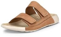 Ecco Pantolette "COZMO W" Sommerschuh, Schlappen mit zwei Klettverschlussriemen