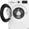 A (A bis G) BEKO Waschmaschine "B3WFR58615W 7003440003" Waschmaschinen schwarz-weiß