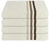 Handtuch SCHIESSER "Skyline Color aus 100 % Baumwolle mit eleganter Streifenbordüre"