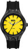 Quarzuhr DIESEL "STREAMLINE" Armbanduhren schwarz (schwarz, gelb) Herren