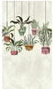 living walls Fototapete "The Wall", botanisch-floral-Motiv, Fototapete Floral Tapete