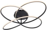GLOBO LIGHTING LED Deckenleuchte "PANDA", schwarz, Leuchten,