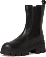 Chelseaboots TAMARIS, Damen, Gr. 40, schwarz, Elastischer Einsatz, Glattleder,