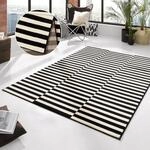 HANSE Home Teppich "Panel" rechteckig 9 mm H&ouml;he Kurzflor, L&auml;ufer, Streifen, Linien,