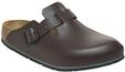 Clog BIRKENSTOCK "Boston Pro", Jungen, Gr. 36, braun (dunkelbraun), Obermaterial: 50%