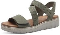 Tamaris Keilsandalette, Sommerschuh, Sandale, Plateauabsatz, mit Klettverschluss