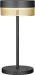LED Tischleuchte "MESH-B", schwarz (schwarz, goldfarben), 1, &Oslash; 14,5cm H: 30cm, 1