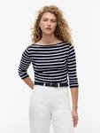 Tommy Hilfiger 3/4-Arm-Shirt "NEW CODY BOAT-NECK" Baumwolle, U-Boot-Ausschnitt, Slim