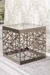 HAKU Beistelltisch "Sofatisch, Wohnzimmertisch" 1 Stk. tlg. quadratisch - aus Metall
