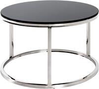HAKU Beistelltisch "Sofatisch, Wohnzimmertisch" 1 Stk. tlg. rund - aus Metall Silber