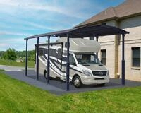 Palram - Canopia Einzelcarport "Alpine" Aluminium 319 cm Anthrazit wartungsfrei