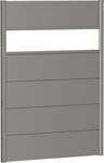 Biohort Sichtschutzelement 5 Metall-Paneele, 1 Acrylglas-Paneel und 2 Schienen, LxH: