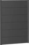 Biohort Sichtschutzelement 6 Metall-Paneele und 2 F&uuml;hrungsschienen, LxH: 96x137 cm