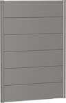 Biohort Sichtschutzelement 6 Metall-Paneele und 2 F&uuml;hrungsschienen, LxH: 96x137 cm
