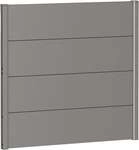 Biohort Sichtschutzelement 4 Metall-Paneele und 2 F&uuml;hrungsschienen, LxH: 96x91 cm