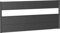 Biohort Sichtschutzelement 3 Metall-Paneele, 1 Acrylglas-Paneel und 2 Schienen, LxH: