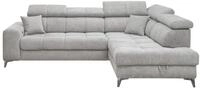 ED EXCITING DESIGN Ecksofa "Sydney L-Form" motorischer Sitztiefenverstellung,
