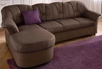 DOMO collection Ecksofa "FLORES Schlafsofa, 233x142x86 cm, L-Form" whlw. mit