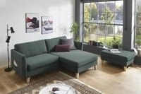ATLANTIC home collection Ecksofa "Mailo L-Form" mit Seitentaschen, Recamiere