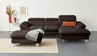 COTTA Ecksofa "Driver L-Form, B: 268 cm, moderne Couch mit Wellenunterfederung,