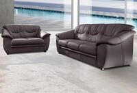 sit&more Polstergarnitur "Top Savona" NaturLEDER (2-tlg), bestehend aus je...