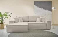 OTTO home Ecksofa "FINNLEY, L-Form 257 cm, Schlafsofa" mit Bettkasten, in...