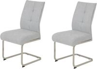 HELA Freischwinger "Ines" (Set) 2 Stk.bequeme Sitzbreite und Federkern Polsterung