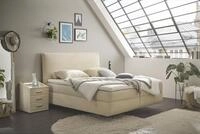 ED EXCITING DESIGN Boxspringbett "Marbella" Duo-Matratze- harte Kokosmatte,...