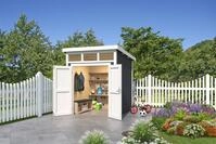LASITA MAJA Gartenhaus "Kibo 1" Blockbohlenhaus 28mm