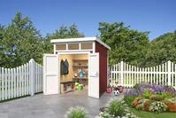 LASITA MAJA Gartenhaus "Kibo 1" Blockbohlenhaus 28mm