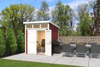 LASITA MAJA Gartenhaus "Kibo 2" Blockbohlenhaus 28mm